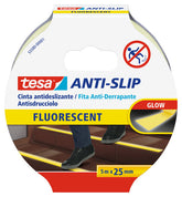 CINTA ANTIDESLIZANTE 5M X 25MM FLUORESCENTE | 1 UNIDADES | (TESA TAPE, S,A,)
